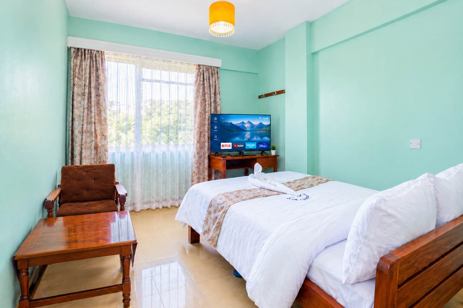 Single room by the window